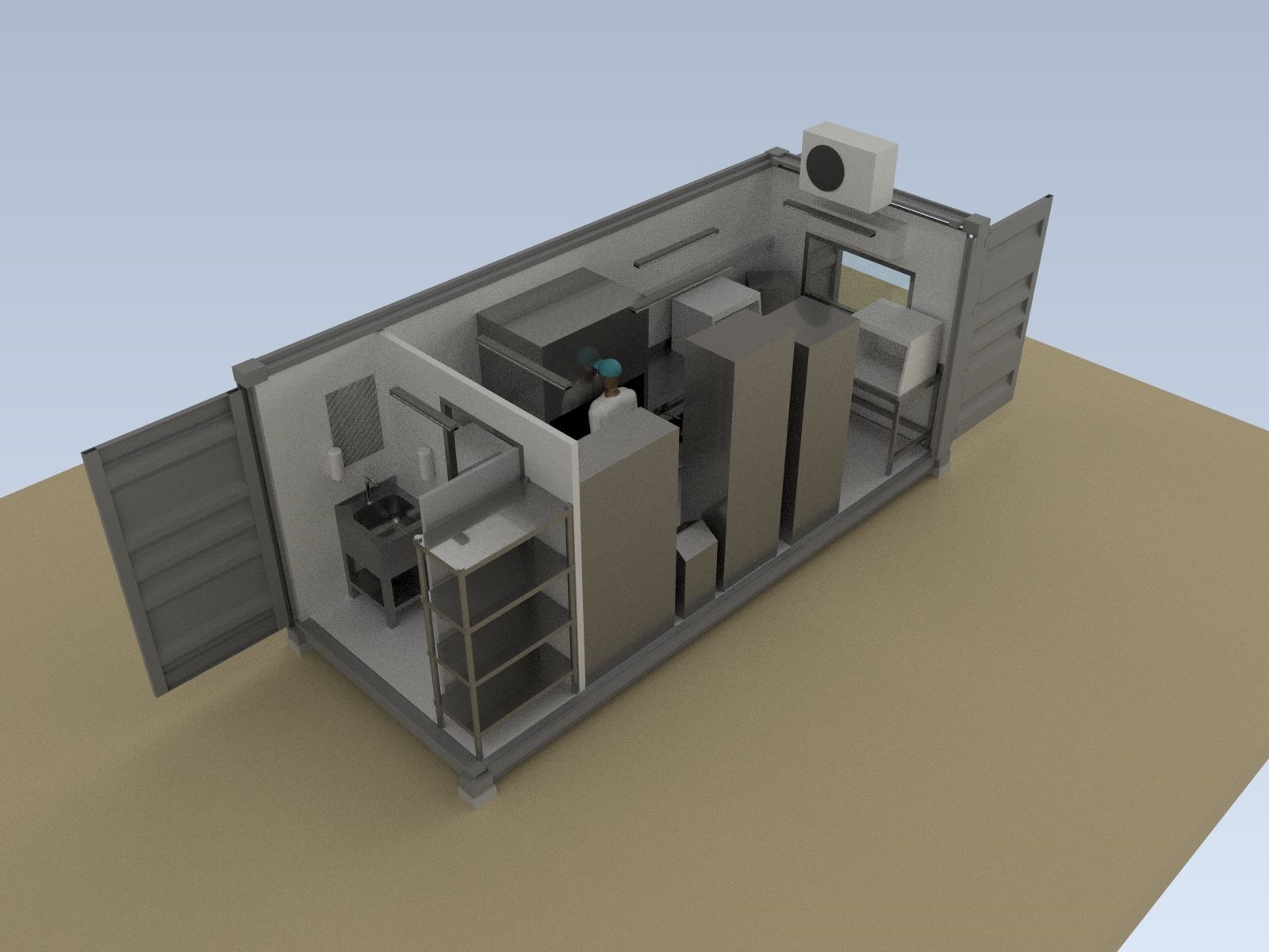 Mobile Lab Containers MobiWater® RNA LAB/20 – Wastewater Solutions Group GmbH